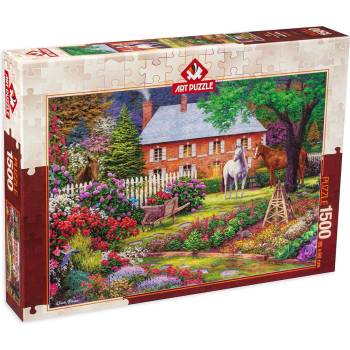 Art Puzzle Пъзел Art Puzzle от 1500 части - Прекрасната градина (5397)