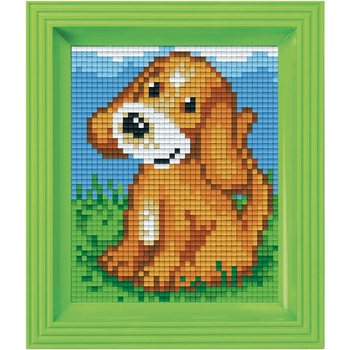 Pixelhobby Мозайка с рамка и пиксели Classic, Pixelhobby - Кученце (31348)