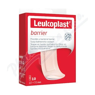Leukoplast Barrier vodeodolná 22 × 72 mm 10 ks