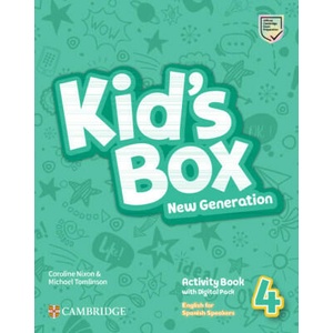 Kid's Box New Generation Level 4 Activity Book with Home Booklet and Digital Pack English for Spanish Speakers | Caroline Nixon, Michael Tomlinson (ISBN: 9788413224978)