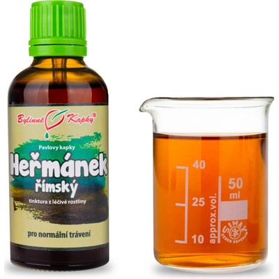 Bylinné kapky Harmanček rímsky bylinné kvapky tinktúra 50 ml