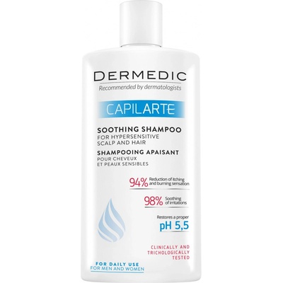 Dermedic Capilarte upokojujúci šampón pre citlivú pokožku hlavy 300 ml
