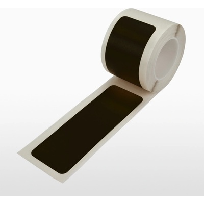 Podlahové vyznačovací pruhy WT-5224, permanentní – polyester, černá, 50 mm × 25 m