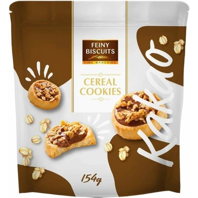 Feiny Biscuits Sušenky s kakaovým krémem a müsli 154 g