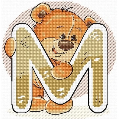 Luca-S Буква " m" - гоблен със схема b1214