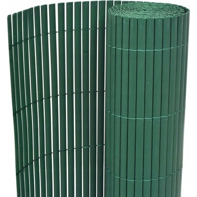 zahrada-XL Oboustranný zahradní plot PVC 90 x 500 cm zelený