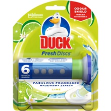 Duck Fresh discs čistič WC Limetka 2 x 36 ml