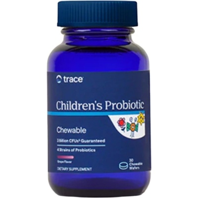 Trace Minerals Children`s Probiotic Chewable | with 3 Billion Active Cells [30 Дъвчащи таблетки]