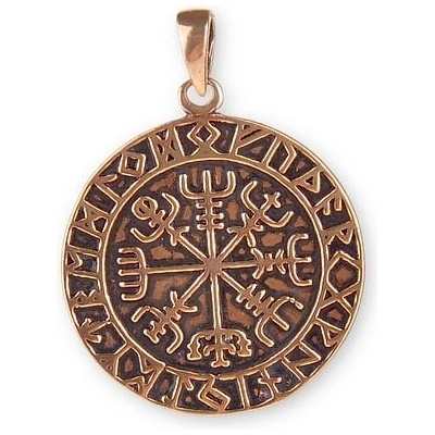 imago Bronzový amulet Vikingský kompas FC21431X