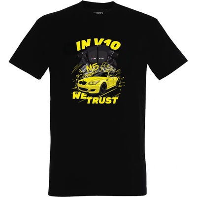 Koza Bobkov tričko In V10 we trust čierne