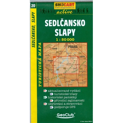 Sedlčansko Slapy 1:50 000