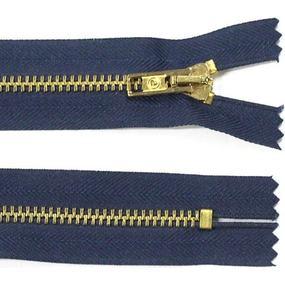 Kovový zip no.5 nerozepínací 20cm jeansový - více barev Barva: 02 tmavě modrá