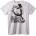 NOONEBRAND Тениска Великият Имитатор - 2XL, White