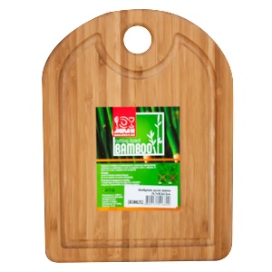 Horecano Бамбукова дъска овална 39х28х1, 9см(b3062l) (011682)