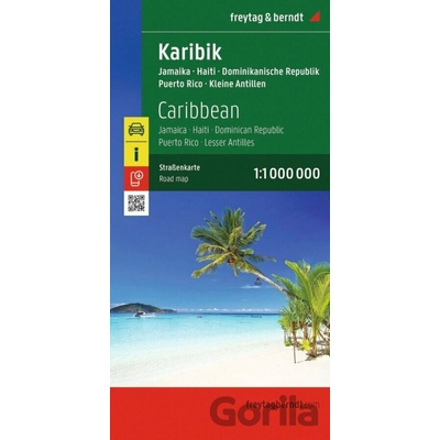 Karibik - Malé Antily 1:1 000 000 / silniční mapa - freytag&berndt