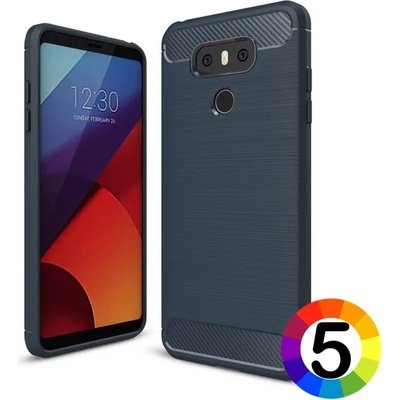 LG G6 Удароустойчив Carbon Fiber Калъф и Протектор
