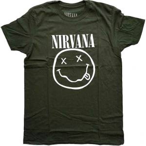 Nirvana White Happy Face Dark Green XL Риза (NIRVTS03MGR04)