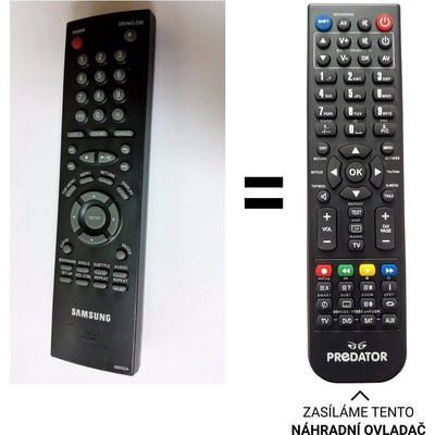 Dálkový ovladač Predátor Samsung DVD-M201 AH59-00092a – Hledejceny.cz