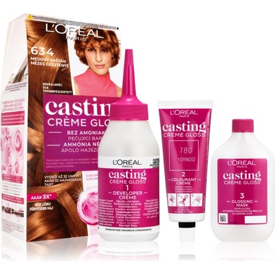 L'Oréal Casting Creme Gloss боя за коса цвят 634 Miel Marron