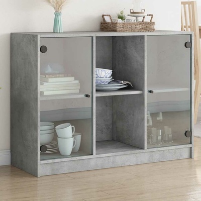 vidaXL 11461.3295874 příborník betonově šedý 102 x 37 x 75,5 cm