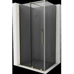 Mexen Velar плъзгаща се душ кабина 150 x 100 см, графит, злато - 871-150-100-41-50 (871-150-100-41-50)
