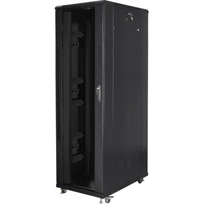 Lanberg Комуникационен шкаф, Lanberg rack cabinet 19" free-standing 42U/800x1200 (flat pack) black (FF01-8242-12B)