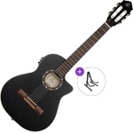 Ortega Guitars RCE125SBK-3/4 Basic SET 3/4 Satin Black Класическа китара с предусилвател