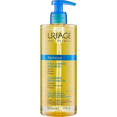 Uriage Xémose Cleansing Soothing Oil zklidňující mycí olej pro velmi suchou až atopickou pokožku 500 ml