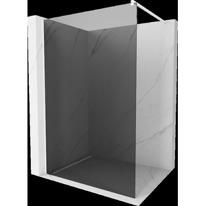 Mexen Kioto Душ-преграда Walk-in 70 x 200 см, графит 8 мм, бял - 800-070-101-20-40 (800-070-101-20-40)