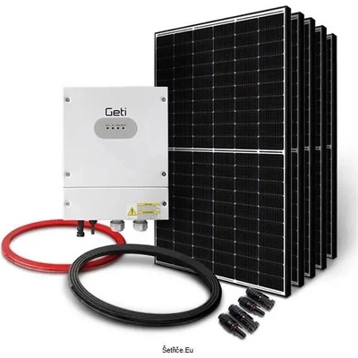 GETI GWH01 sada pro ohřev vody 2250W 5x PV Trina (cena při platbě předem)