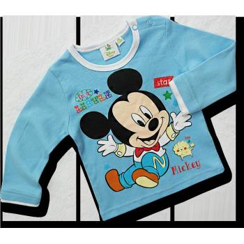 Disney Chlapčenské tričko pre bábätká - little Mickey, bl.modré