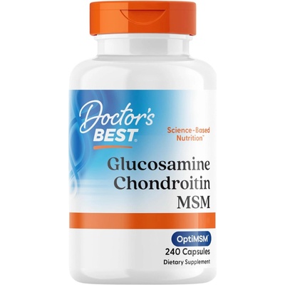 Doctor´s Best Glukosamine + Chondroitin + MSM with OptiMSM 120 kapslí