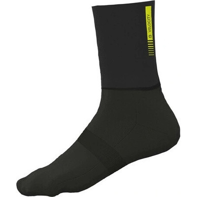 Alé Cycling AERO WOOL SOCKS H18 čierne žlté