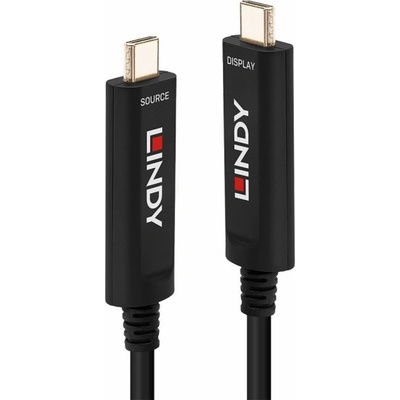 Lindy 12.43.2505 Video USB C aktivní optický, 5m