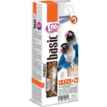 Lolo Pets Basic Smakers tyčinky medové pro agapornisy 90 g