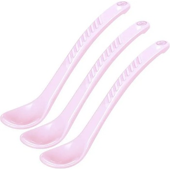 Image 1 of Twistshake Извита лъжица за хранене Twistshake - 3 бр. 4+ месеца розова