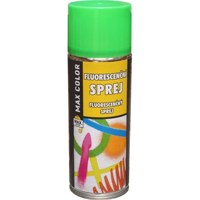 Max Color fluorescenčná farba v spreji 400 ml zelená