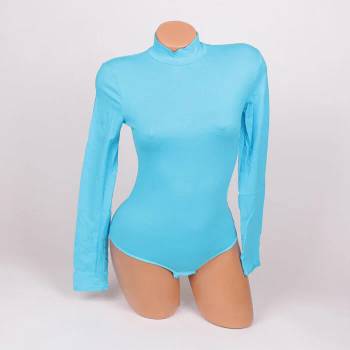 Image 1 of Памучно светлосиньо боди