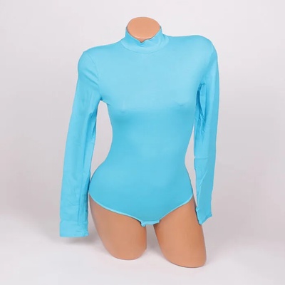 Памучно светлосиньо боди