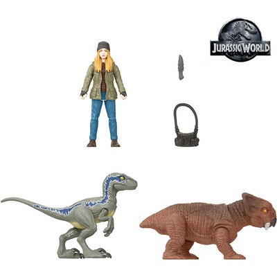 MATTEL Jurský svět Nadvláda Maisie a Velociraptor Beta