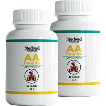 Medveď natural AA imunita 30 kapsúl a forIMUN 60 kapsúl