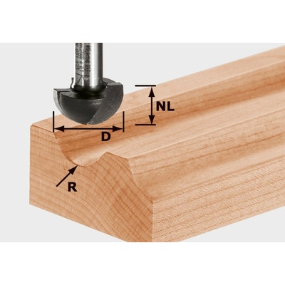 FESTOOL Vykružovacia fréza HW S8 R9,7 490986