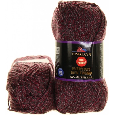 Himalaya New Tweed 75119 růžová s šedou a bílou