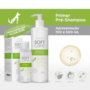 Soft care concept Soft care primer - Предшампоан за кучета и котки, който поддържа естествения баланс и целостта на кожата, подготвяйки я за всяка ситуация 500 мл, Бразилия - 27614