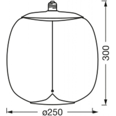 Osram LED Žárovka VINTAGE FILAMENT E27/4W/230V 2700K kouřová