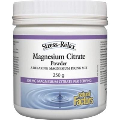Natural Factors Magnesium Citrate Powder [250 грама] Тропически Плодове