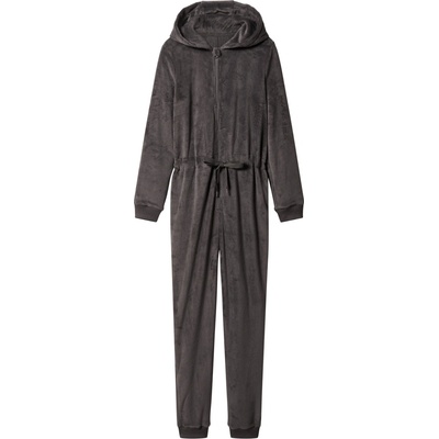 Esmara dámský plyšový overal tmavě šedý – Zboží Dáma