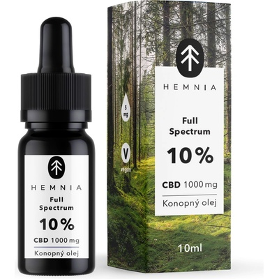 Hemnia Full Spectrum CBD Konopný olej 10% 3000 mg 30 ml