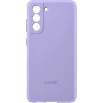 Image 1 of Samsung Оригинален гръб Гръб Samsung Silicone Cover за Galaxy S21 FE - Лилав, EF-PG990TVE
