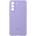 Samsung Оригинален гръб Гръб Samsung Silicone Cover за Galaxy S21 FE - Лилав, EF-PG990TVE